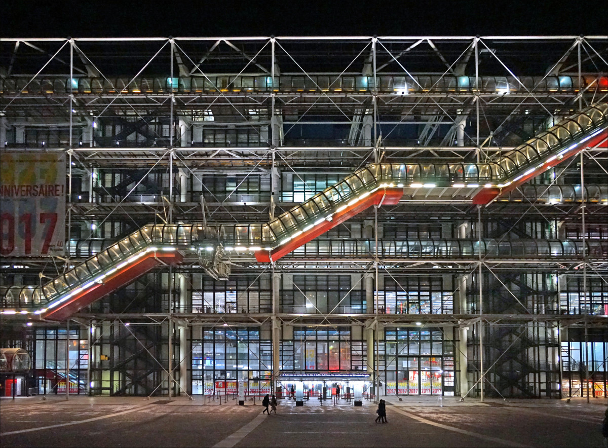 Renzo Piano - Centre Pompidou Paris
